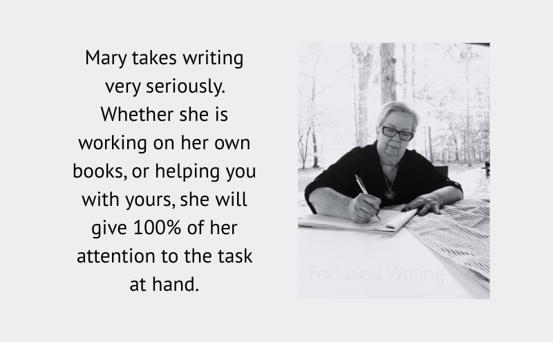 Mary Moss Focused Writer